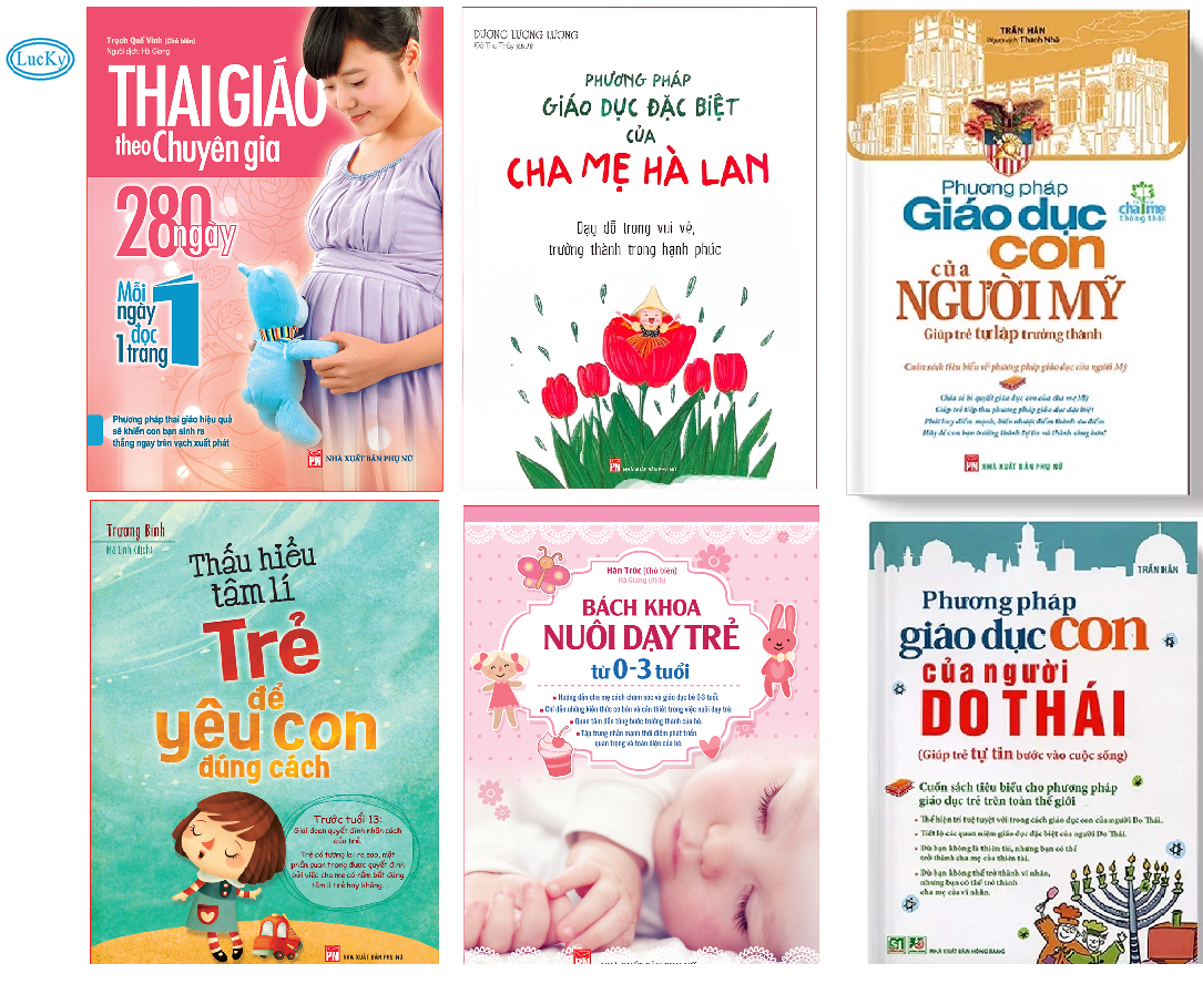 Luckyshop : những cuốn sách hay cho mẹ bầu và nuôi dạy con chọn lọc