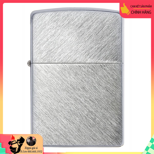 Hộp Quẹt Zippo Classic Xước Vân Xương Cá - Herringbone Sweep