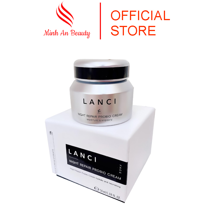 Kem dưỡng da ban đêm lanci night repair probio cream hàn quốc chống lão hóa dưỡng ẩm trắng da mặt 50ml