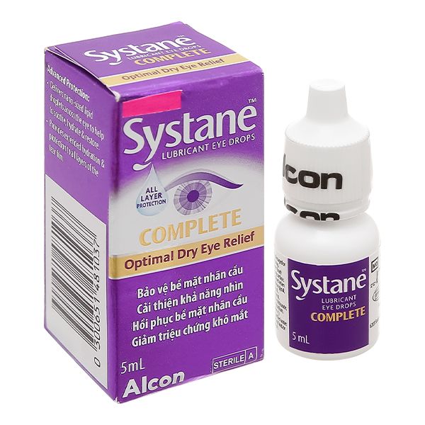 NHỎ MẮT SYSTANE COMPLETE SYSTAN TÍM CHÍNH HÃNG ALCON MỸ SÝTAN