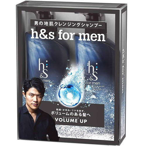 Set dầu gội xả dành cho tóc khô hư tổn giảm gàu hs của nam - hàng nhật nội địa