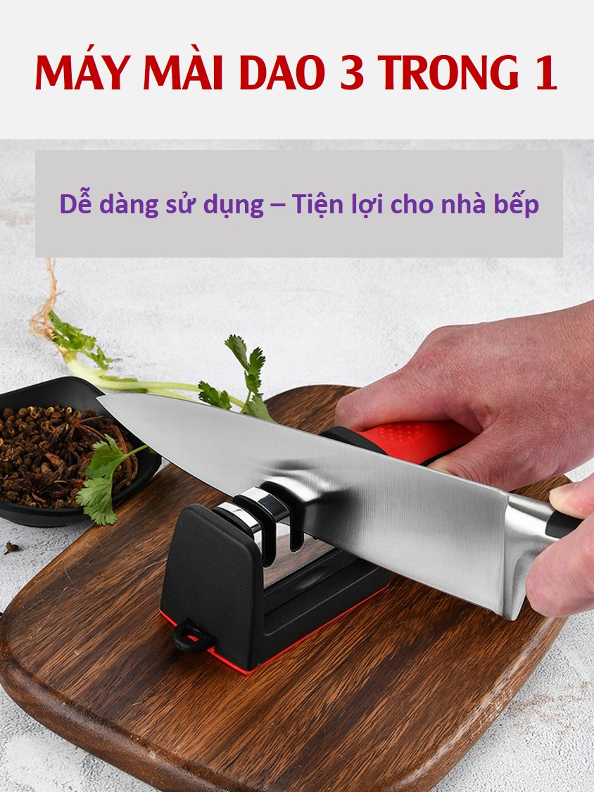 Dụng cụ mài dao 3 trong 1