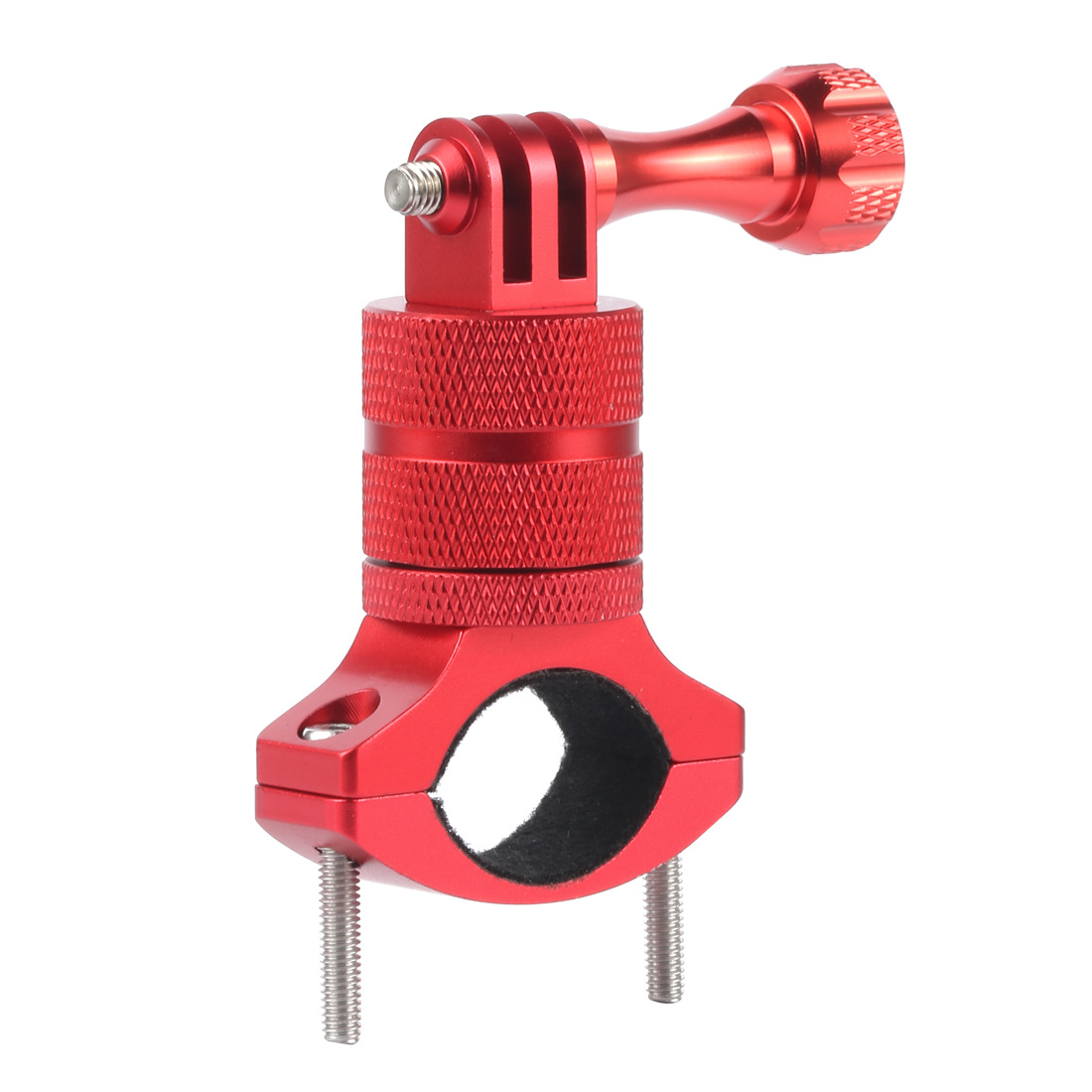 Phụ kiện bằng kim loại xoay 360 độ dùng gắn ghi đông xe cho GoPro, Sjcam, Osmo Action