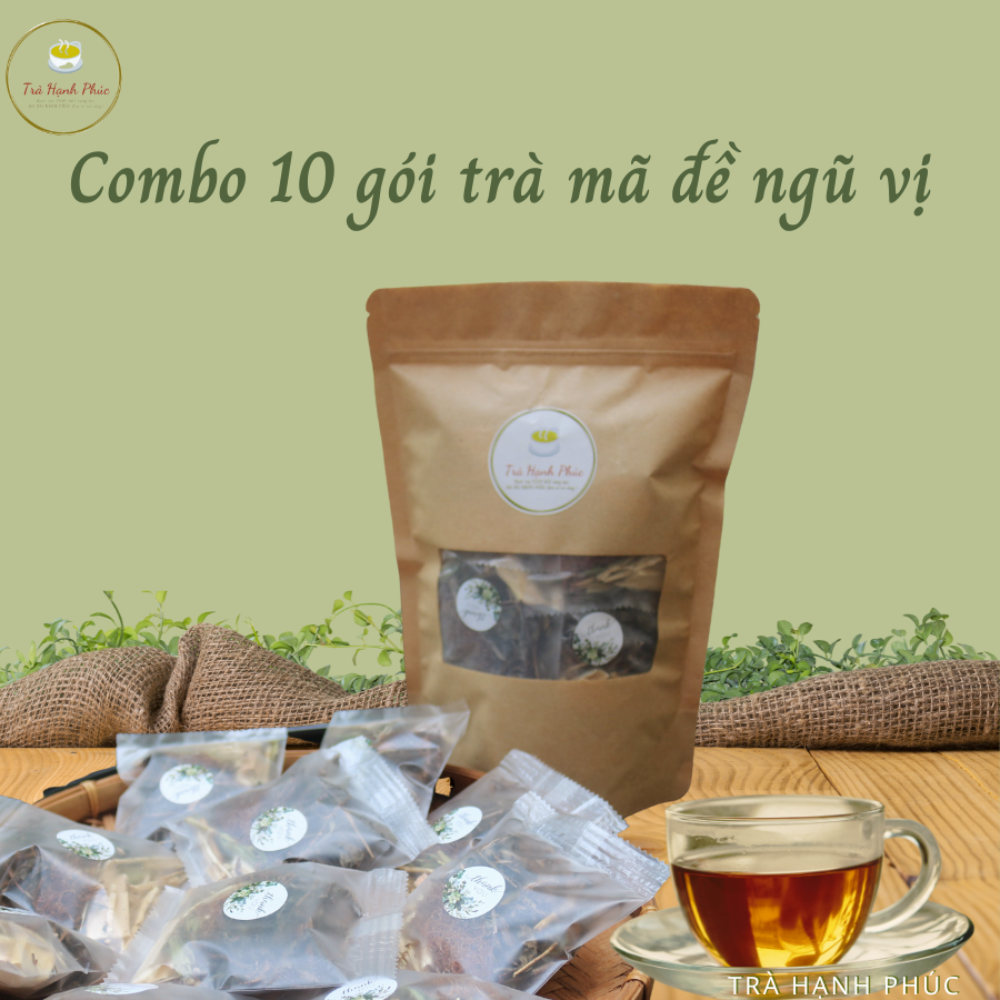 Combo 10 gói Trà mã đề ngũ vị (pha 1 lít/gói)