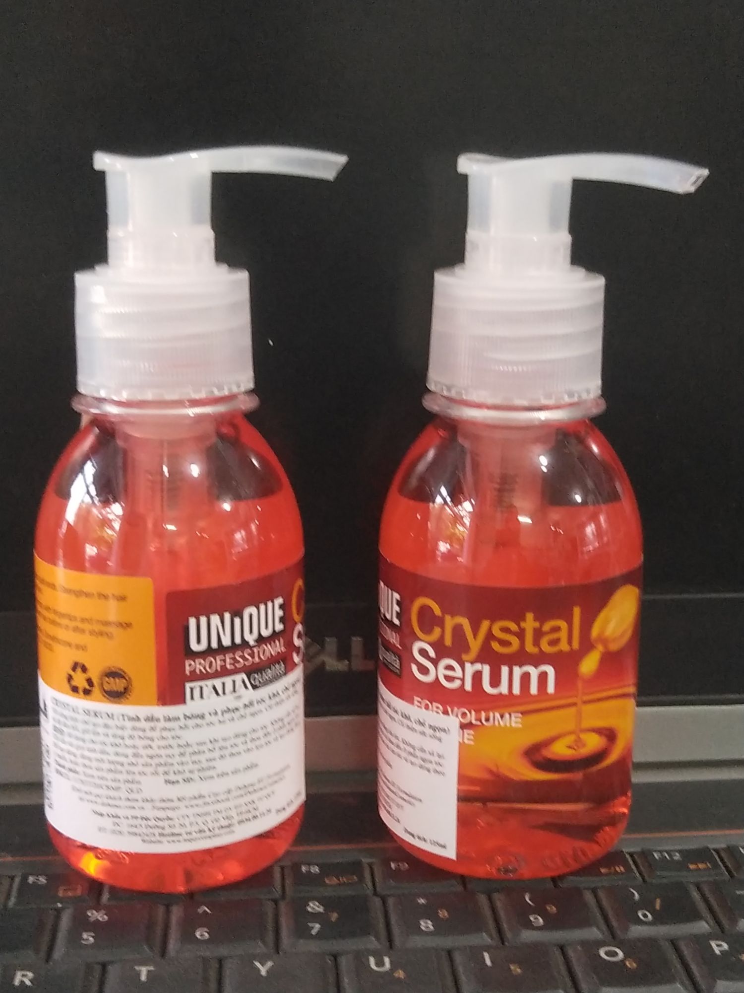 Serum unique crystal - tinh dầu bóng cho tóc khô chẻ ngọn 125ml