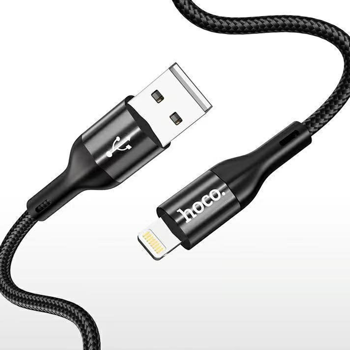 Cáp sạc nhanh Hoco X2Max cổng Lightning dài 0.25 cho dự phòng