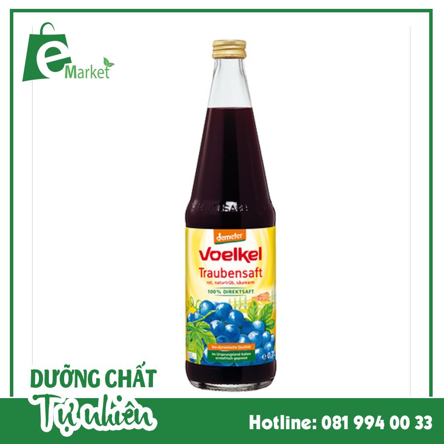 Nước ép nho hữu cơ Voelkel