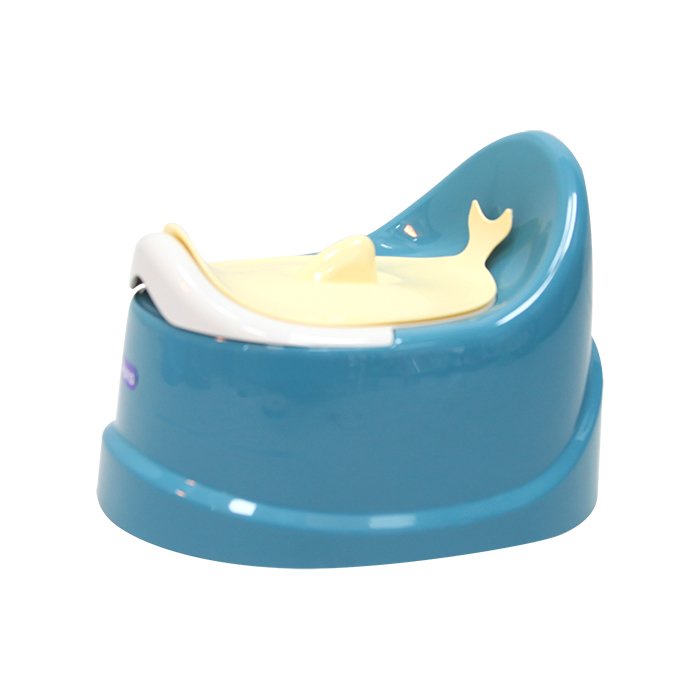 Bô trẻ em ohana, bô nhựa đi vệ sinh hình chú cá heo cho em bé thương hiệu song long plastic