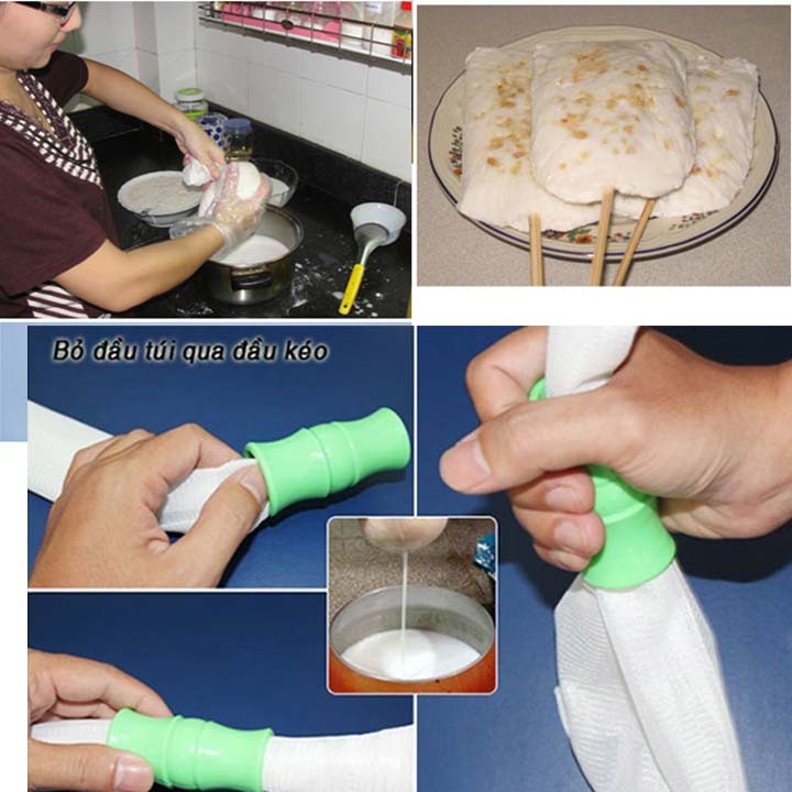 [HCM]Dụng cụ nạo dừa cán dài và vắt nước cốt dừa