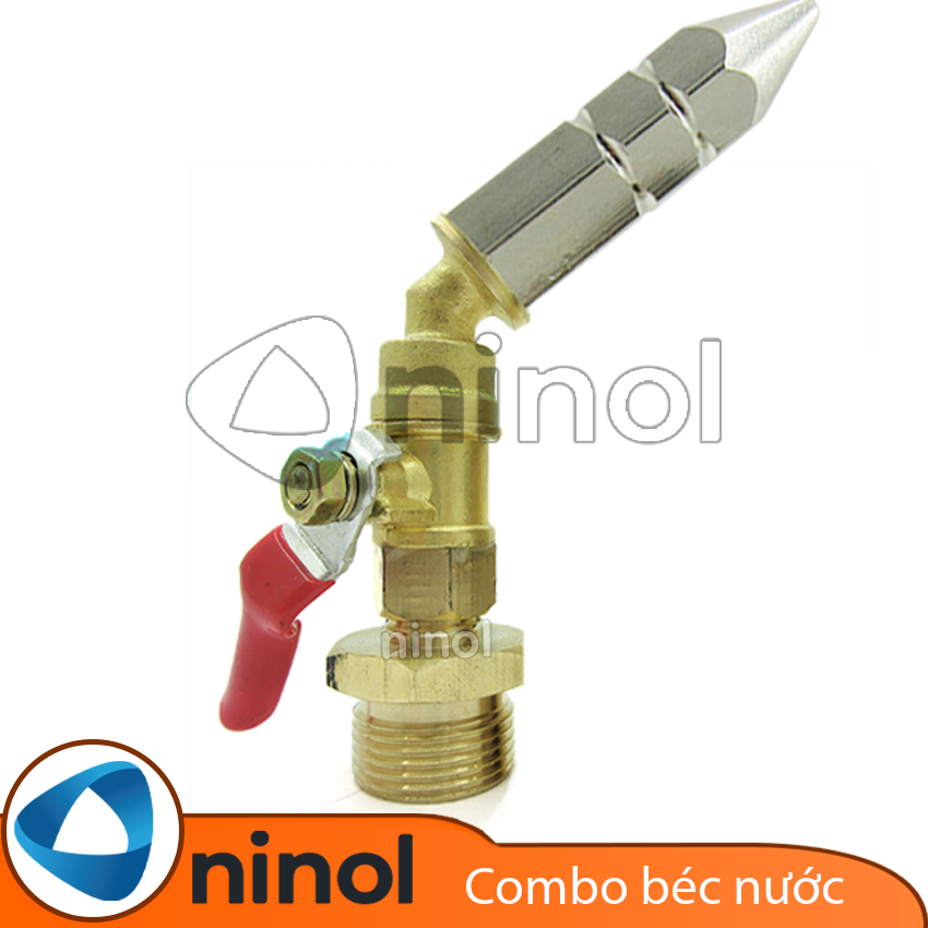 Vòi xịt rửa xe, máy lạnh đầu cong xi