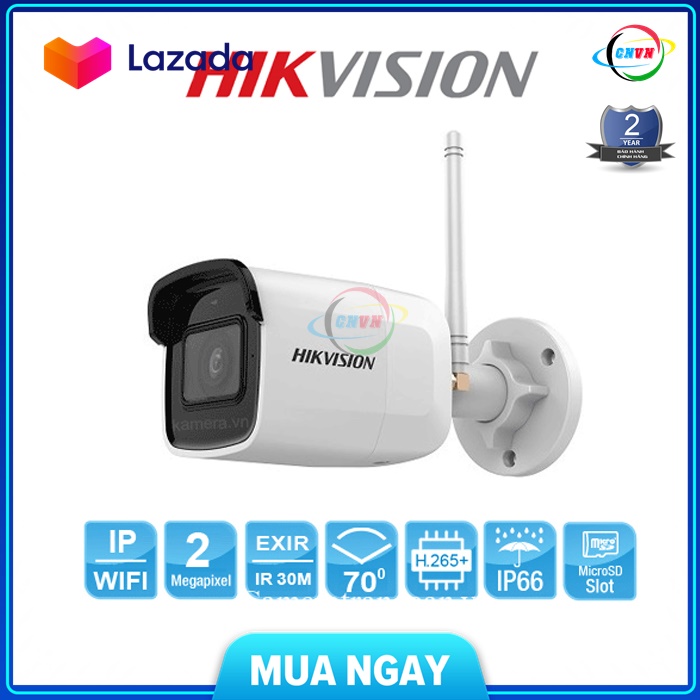 Camera IP 2MP Hikvision DS-2CD2021G1-IDW1 H.265+ - Công Nghệ Việt Nam