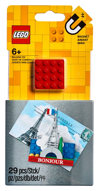 Nam châm hít tủ lạnh trang trí - 854011 lego eiffel tower magnet build