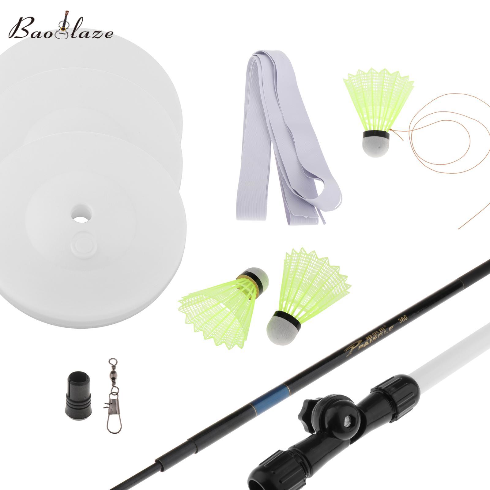 Dụng Cụ Tập Cầu Lông Baoblaze, Thiết Bị Hỗ Trợ Tự Luyện Tập Một Lần Thể Thao Tập Thể Dục Tự-Nghiên Cứu Cầu Lông Hồi Phục Với Thanh Đàn Hồi Cao Có Thể Điều Chỉnh
