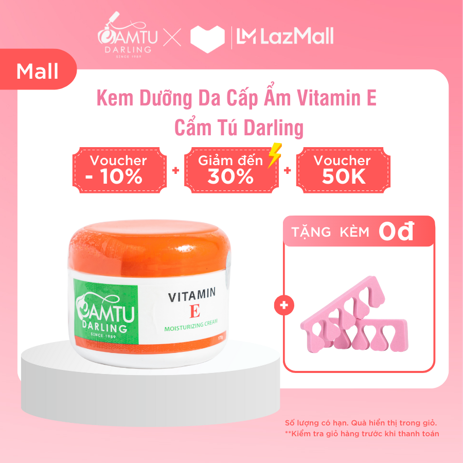 Kem dưỡng da vitamin e chính hãng cẩm tú darling cấp ẩm, làm dịu da