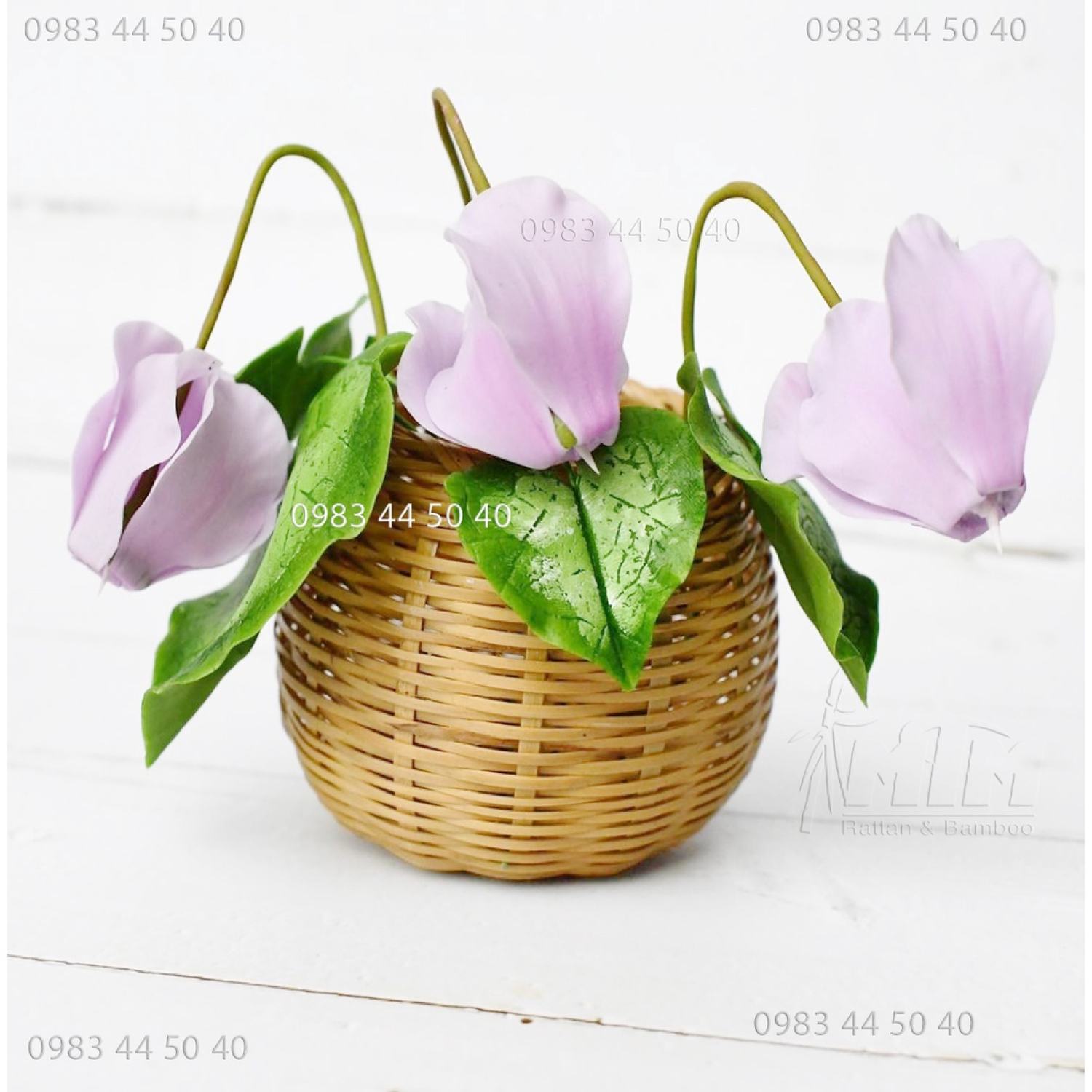 Giỏ tre mini l Hũ thóc nhí - decor/trang trí, phụ kiện chụp hình.
