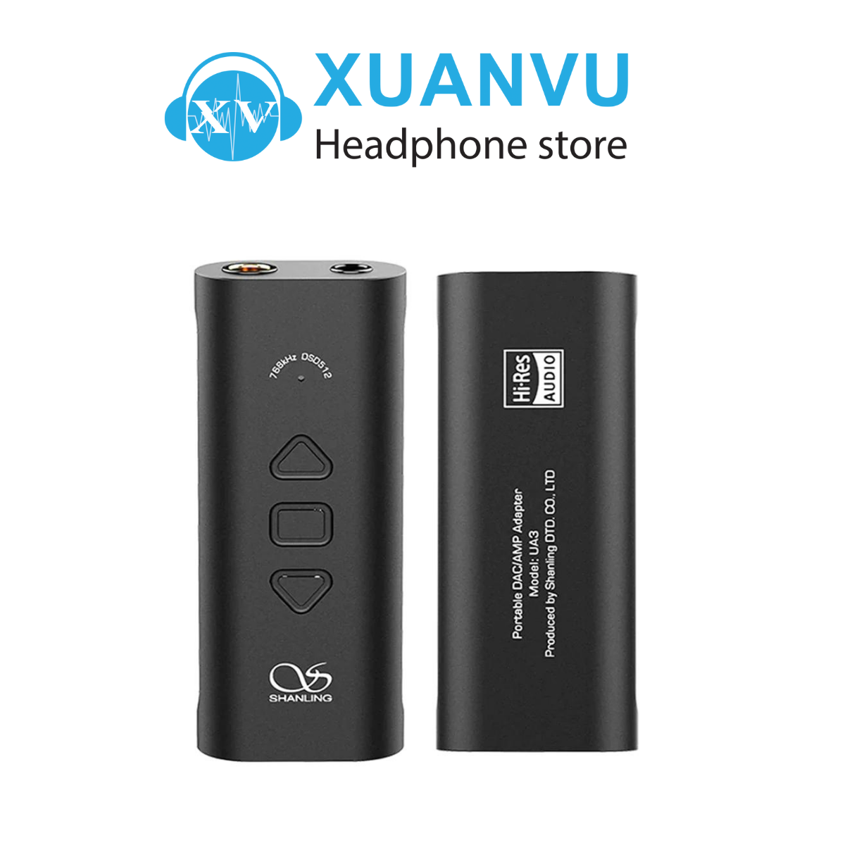 Thiết bị giải mã  Shanling UA3 , Chip xử lý AK4493SEQ,  Đầu Ra 3.5mm và 4.4mm Balance