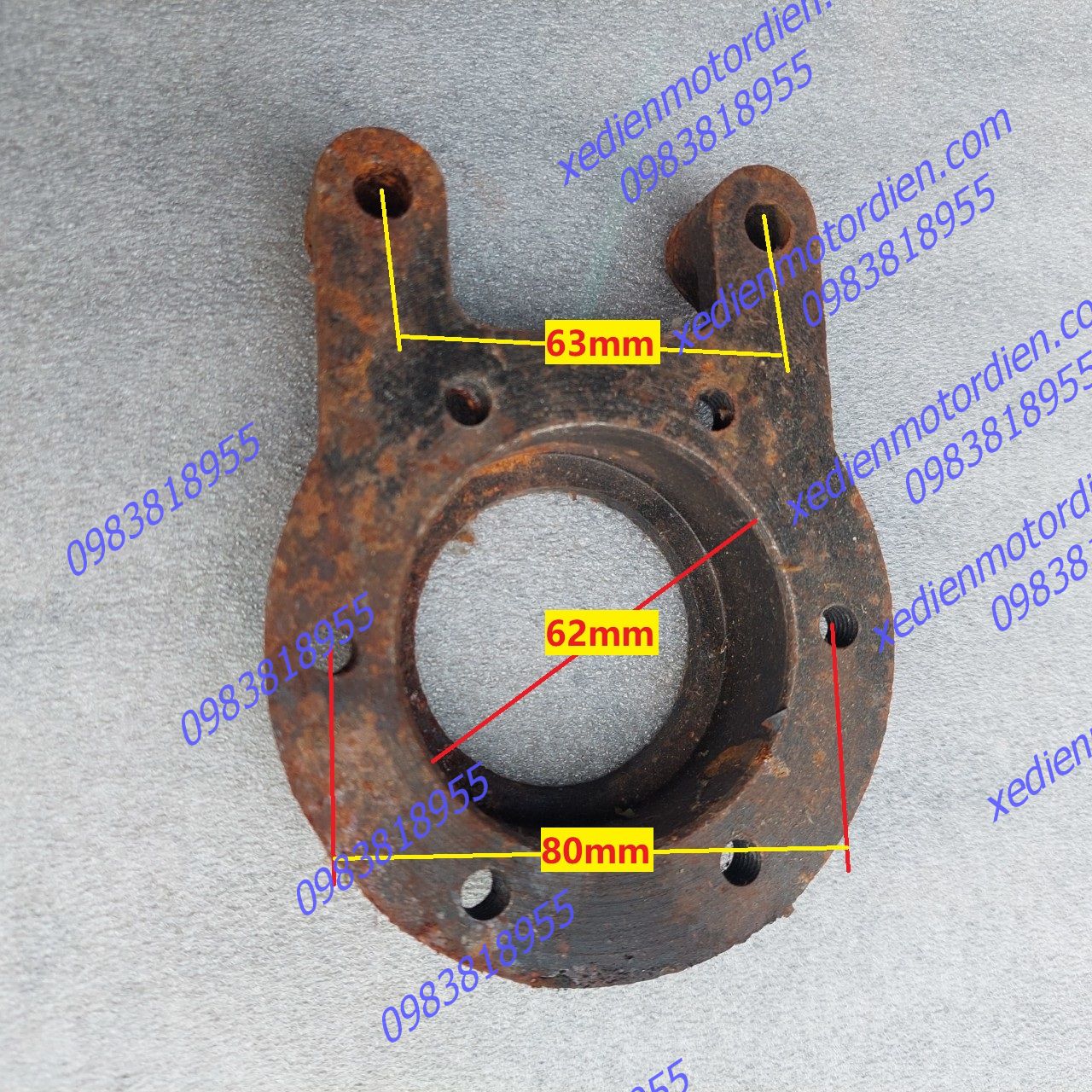Gối đỡ bi bắt củ phanh đĩa chế cầu phanh cơ thành phanh đĩa