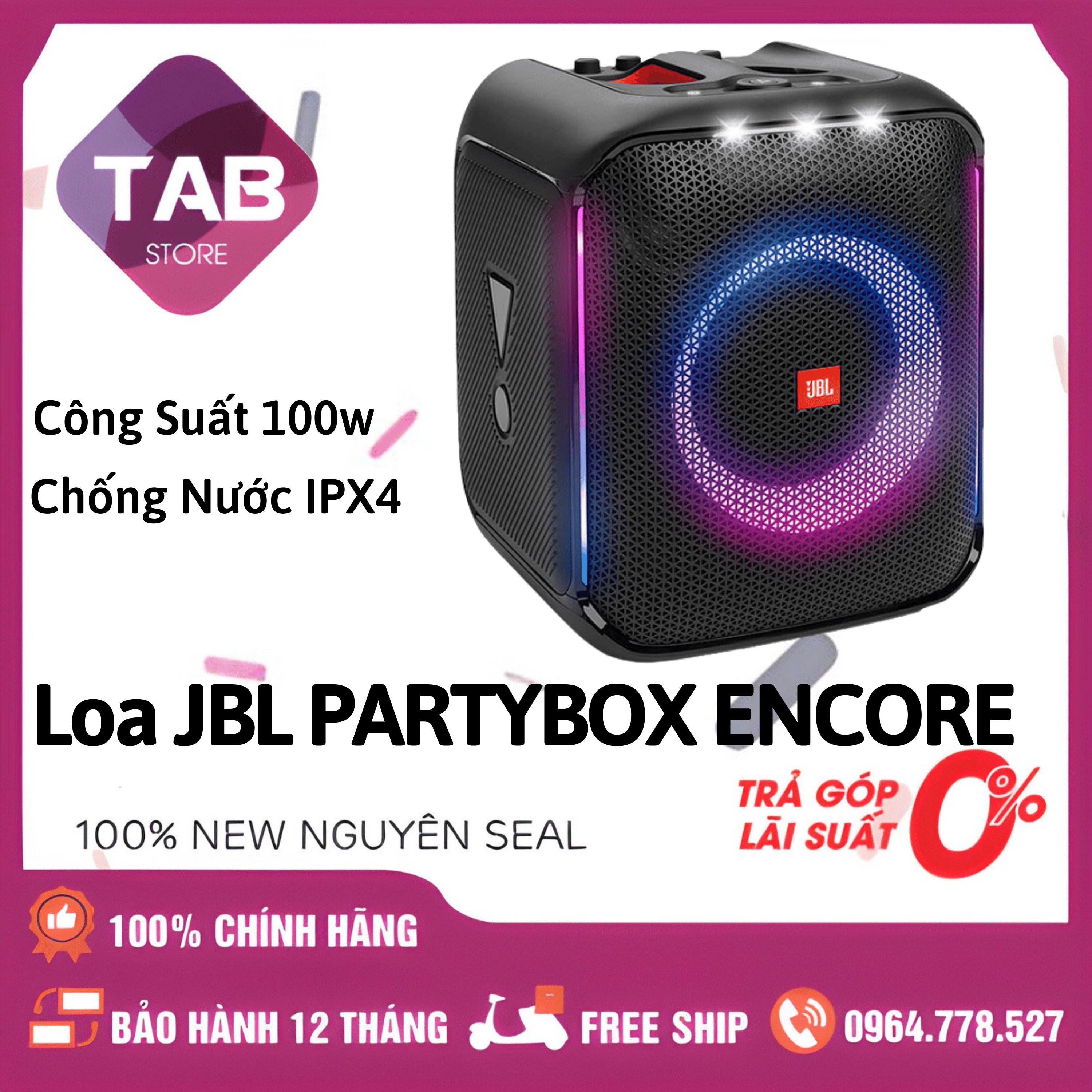 Loa jbl partybox encore / encore essential chính hãng - bảo hành 12t