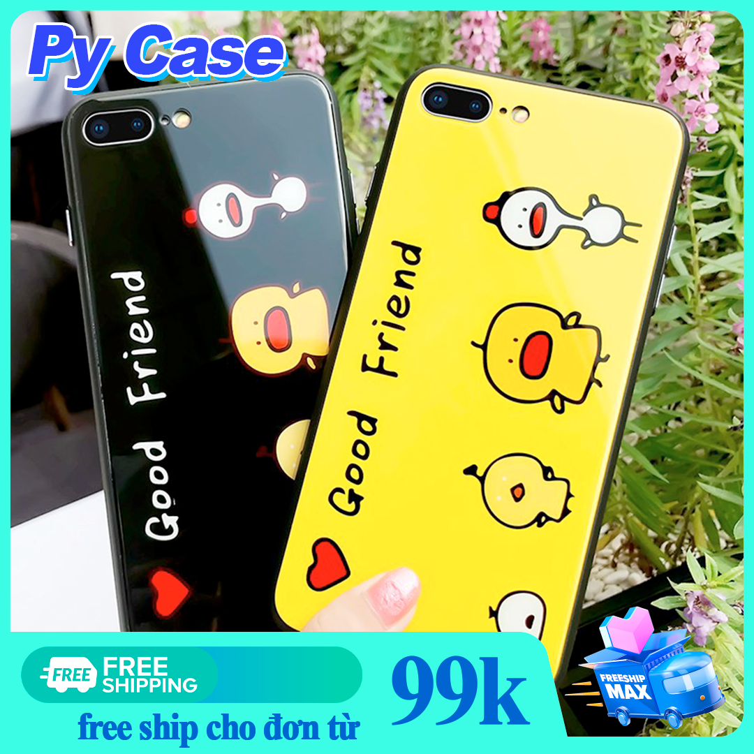 Ốp lưng kính cường lực cao cấp hình gia đình nhà vịt con độc đáo dành cho ốp lưng iphone 7 plus 6 6S 6Plus 6S Plus 7 8 8Plus X XS XSMax XR 11 11 Pro 11Pro 11Promax