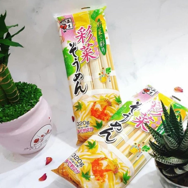 Mỳ somen rau củ itsuki 320g nhật bản