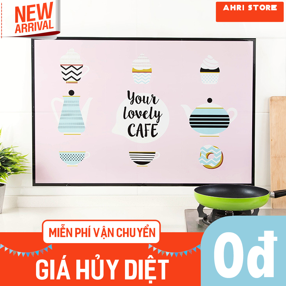 Decal giấy dán tường nhà bếp siêu bền bỉ, keo dính chắc chắn, chất liệu tốt có tráng nhôm cách nhiệt, chống dầu mỡ, chống nước, icon siêu dễ thương 31.Decal123