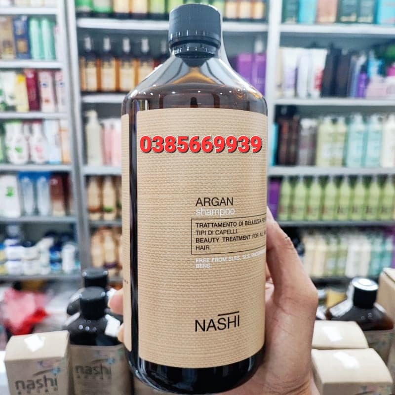 Dầu gội phục hồi và chăm sóc tóc Nashi Argan 1000ml
