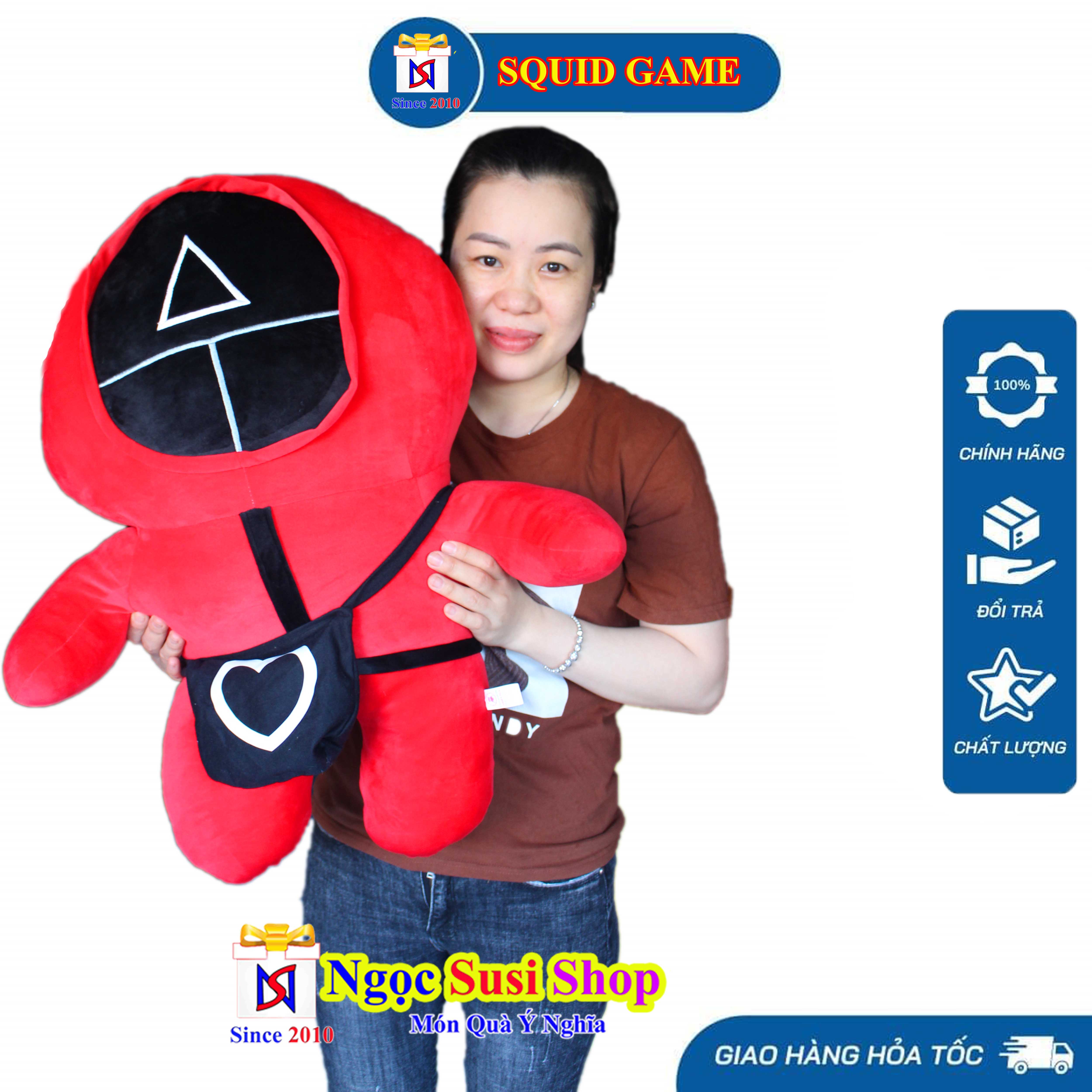 Gấu bông trò chơi con mực squid game