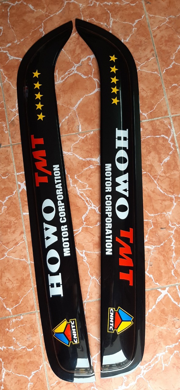 Vè che mưa nhựa đen cao cấp xe tải howo tmt