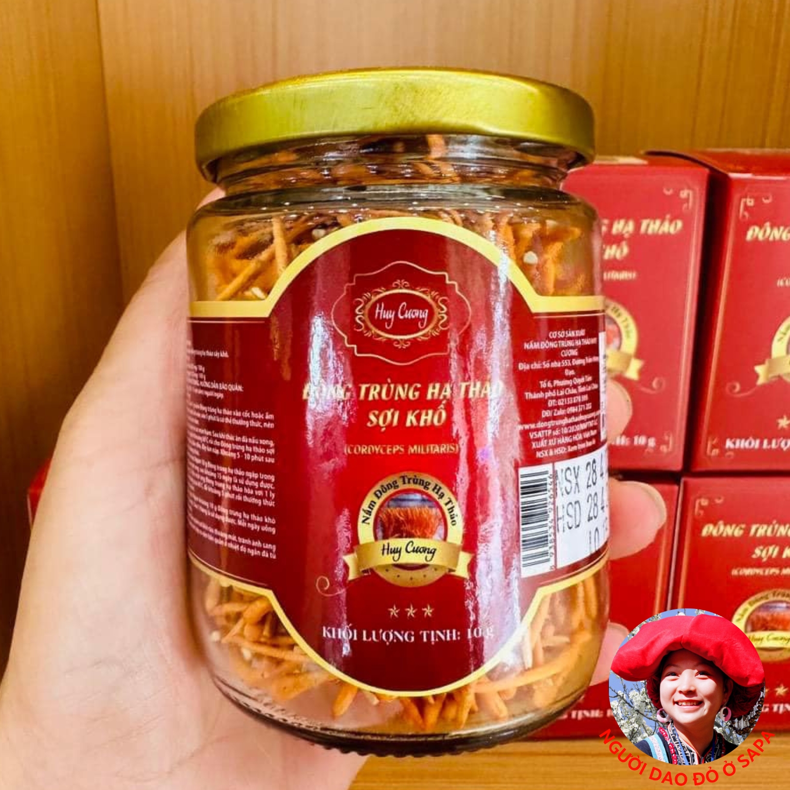 Nấm Đông trùng hạ thảo khô, sấy thăng hoa Huy Cương . Trà đông trùng hạ thảo ngâm mật ong, ngâm rượu