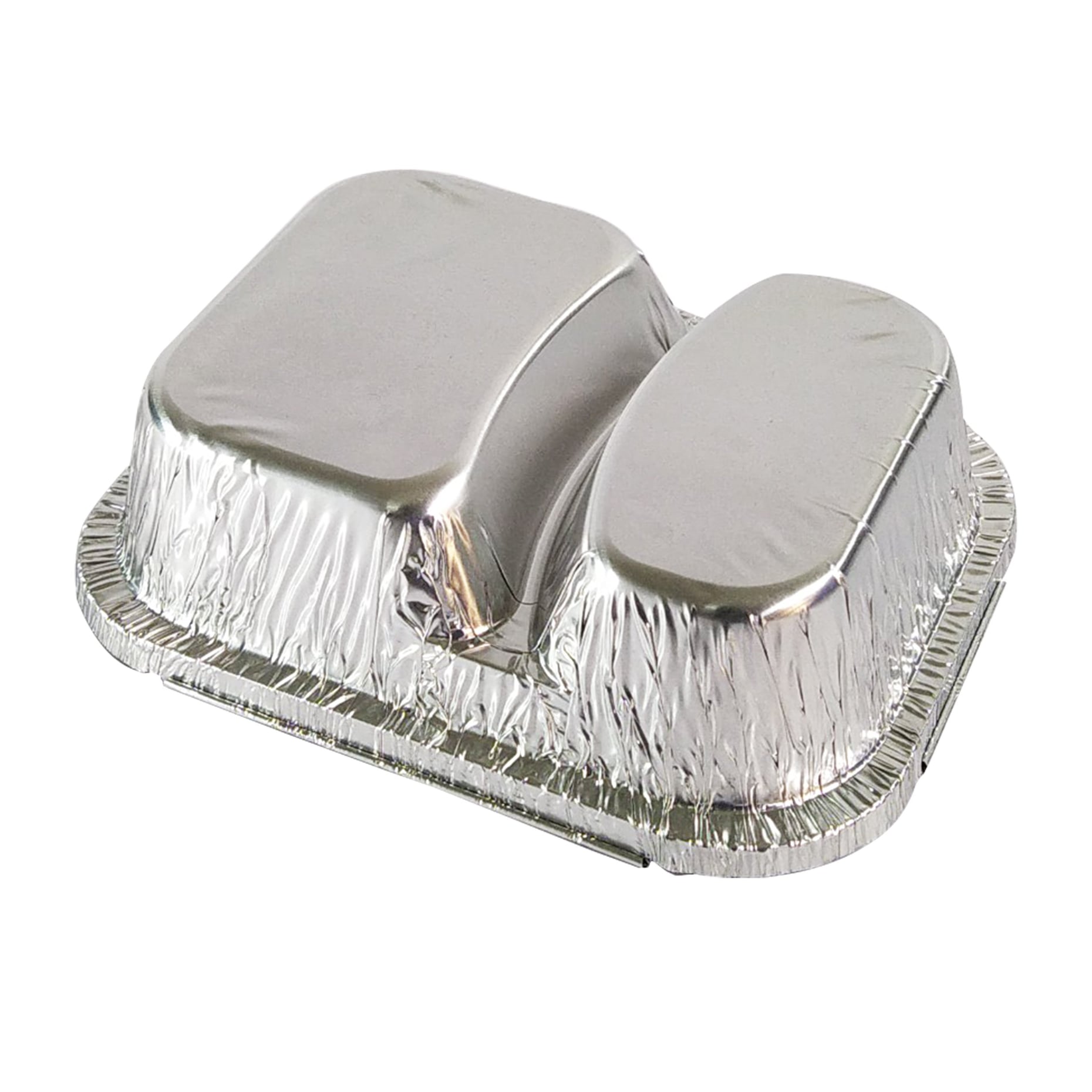 "CAO CẤP" Set 10 Hộp Nhôm - Khay Giấy Bạc có nắp - Khay Đựng Cơm Đựng Thực Phẩm Dùng 1 Lần 2 Ngăn 800 ml - Có chứng chỉ vệ sinh an toàn thực phẩm