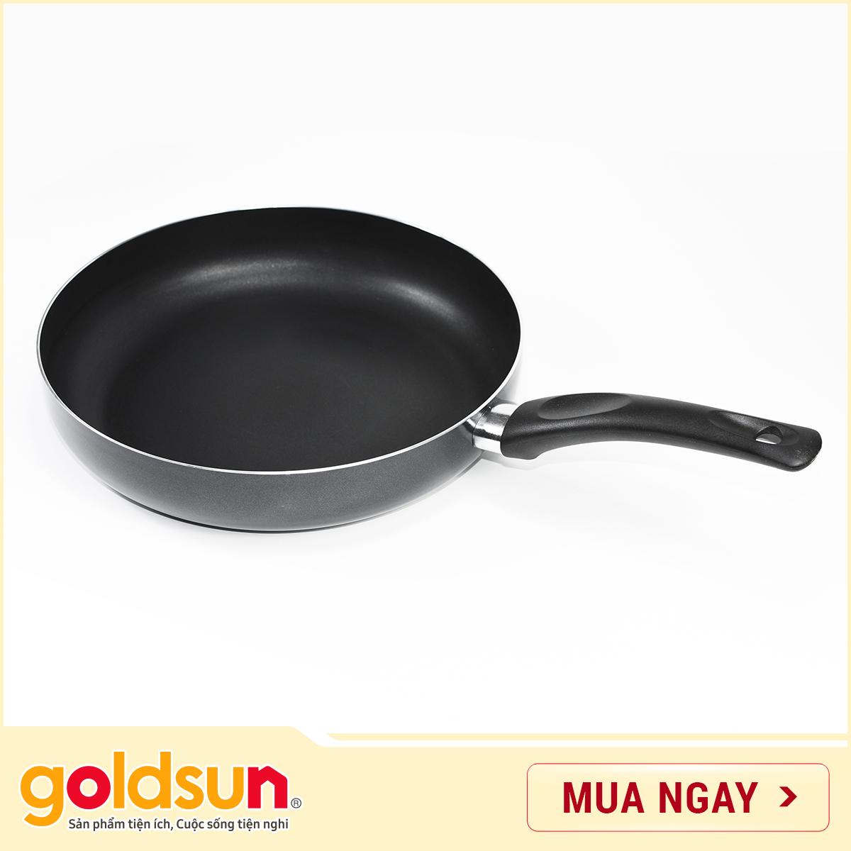 Chảo nhôm chống dính nhật goldsun 24cm fp-gsc424
