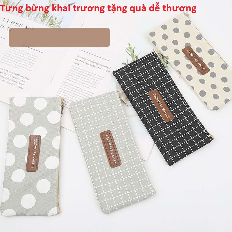 Bóp viết / túi đựng bút kiểu hàn quốc (tặng bút xinh xắn)