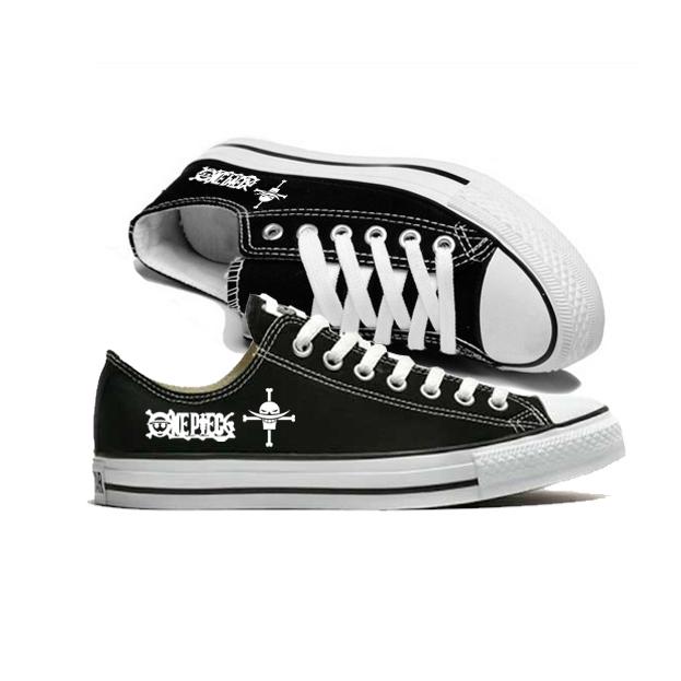 Giày One Piece Râu trắng cổ thấp classic