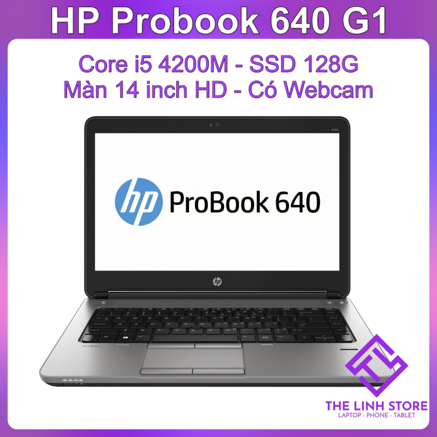 Laptop HP ProBook 640 G1 14 inch i5 4200m SSD 128g
