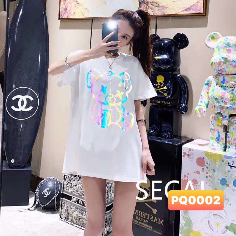 Áo thun phản quang in nổi cho cả nam và nữ - size m-l-xl-xxl