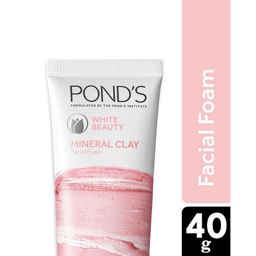 Sữa rửa mặt pond's đất sét khoáng sạch sâu sáng mịn 40g