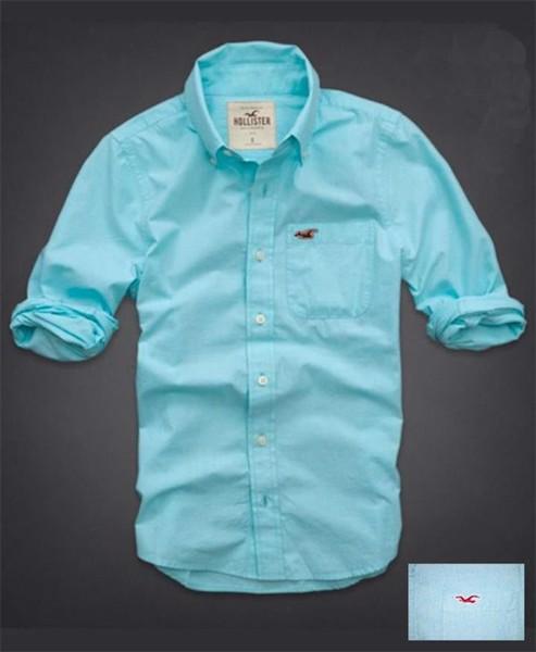 Áo sơ mi vnxk holister - xanh ngọc