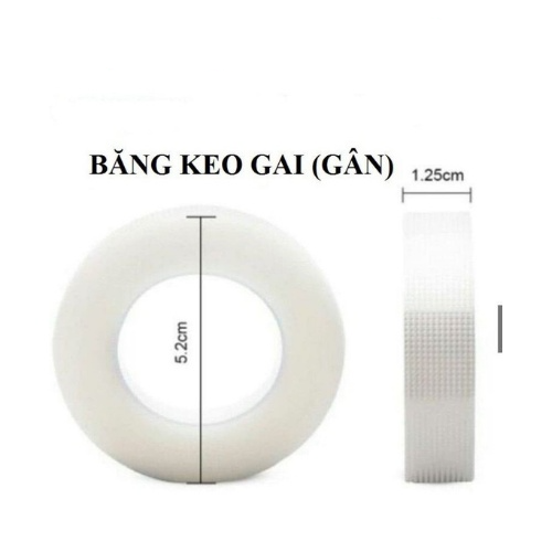 Băng keo gai nối mi, băng dính dán mi trên moon nail