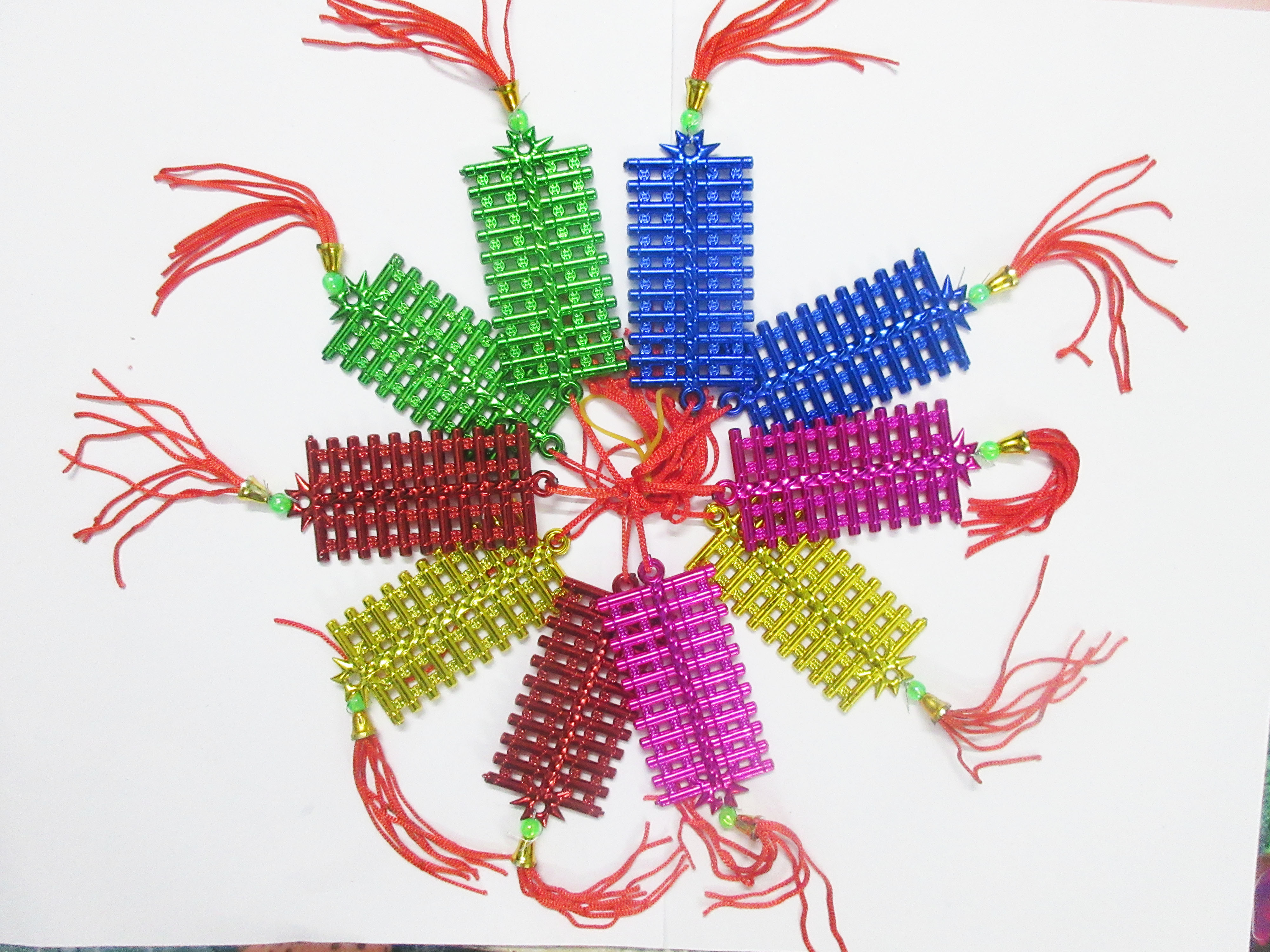 [HCM]10 dây Liễn treo Tết dây treo Tết hình dây pháo treo cây mai đào 2021