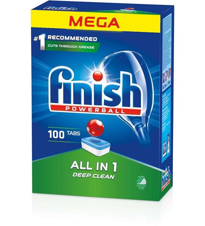 Viên rửa chén Finish all in one 100 nhập khẩu Châu âu