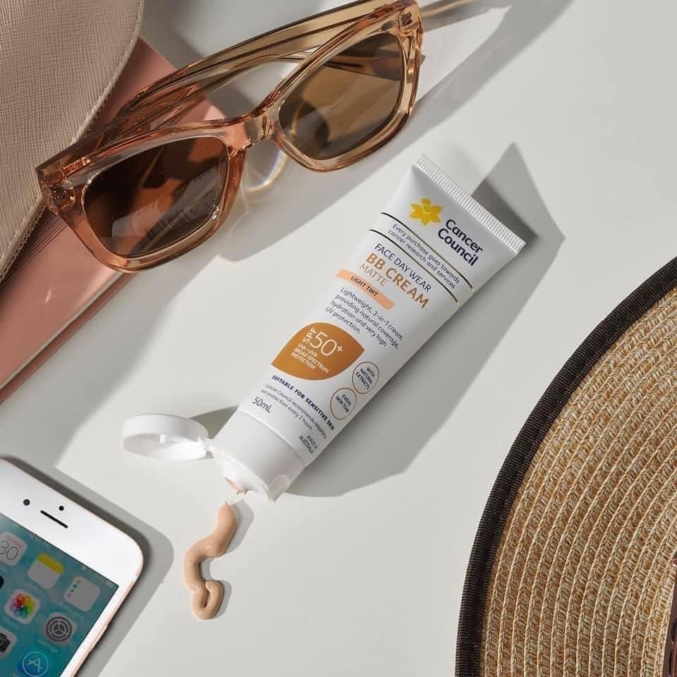 Kem nền 3 trong 1 Cancer Council BB Cream Matte SPF50+/PA++++ 50ml
