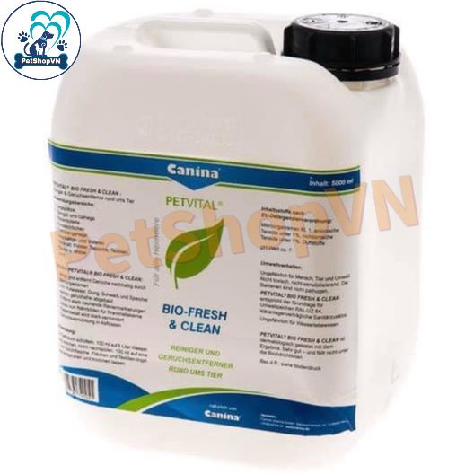 Nước Tẩy Rửa Vệ Sinh Vật Nuôi Và Chuồng Trại CANINA PETVITAL BIO FRESH &