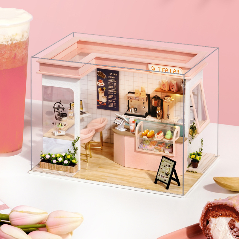 Bộ đồ chơi lắp ráp mô hình nhà búp bê diy house c-015,c-016
