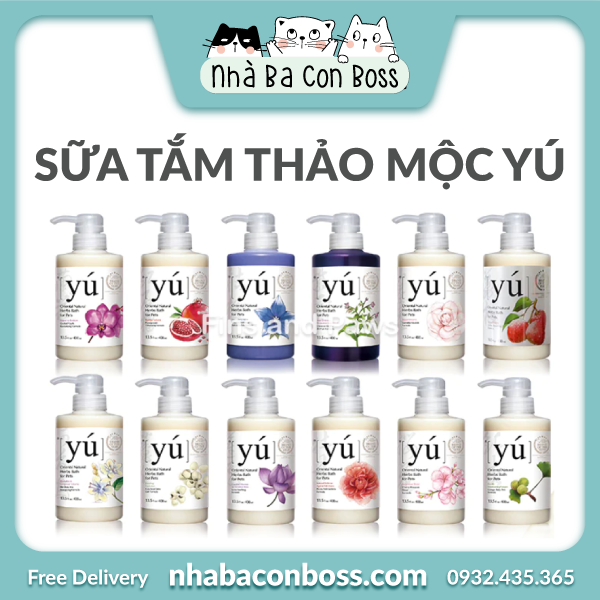 Sữa tắm chó mèo YU Natural White Formula