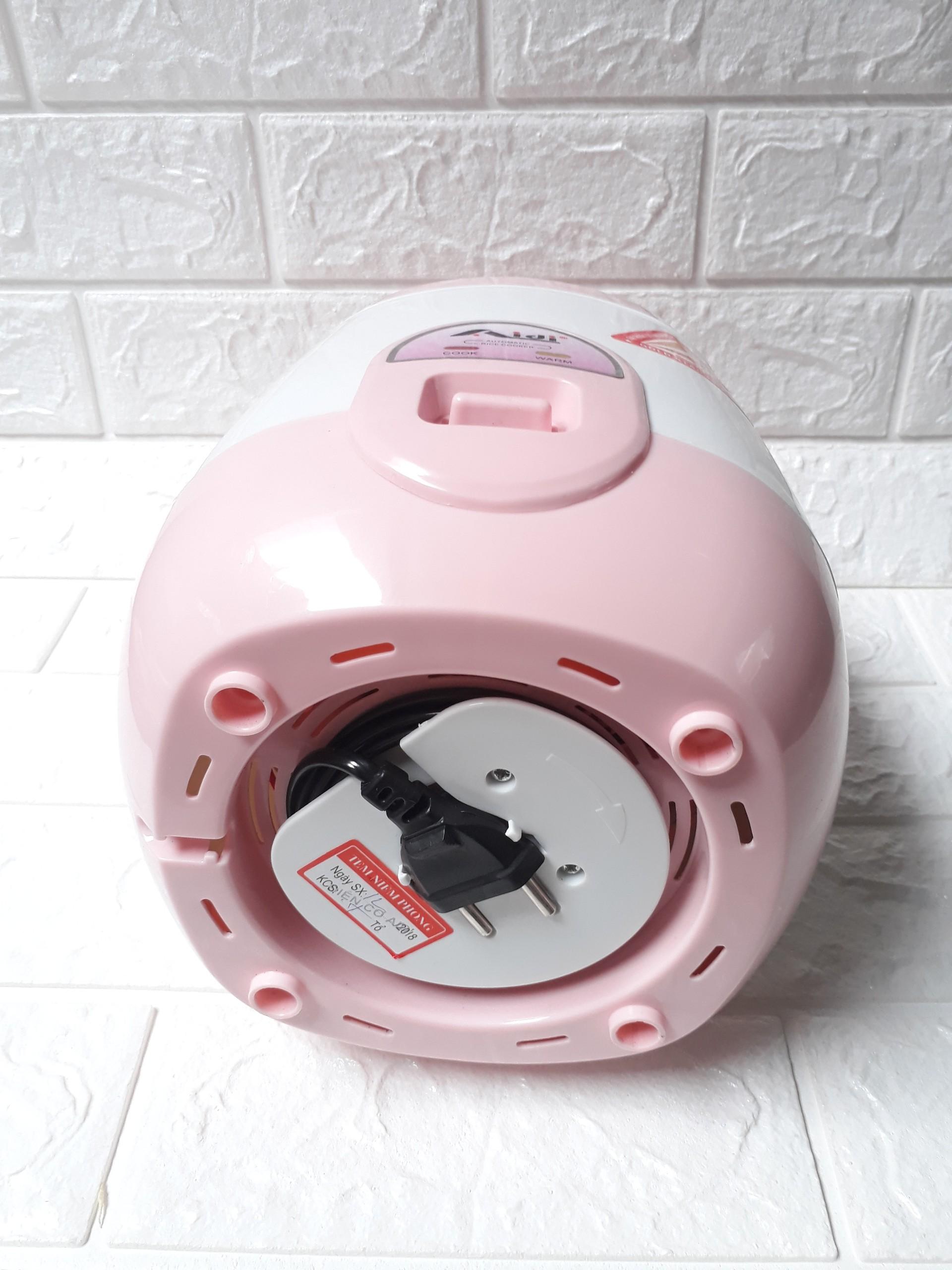 Nồi cơm mini cỡ nhỏ Aidi 0,6lit - dành cho 1 2 người ăn