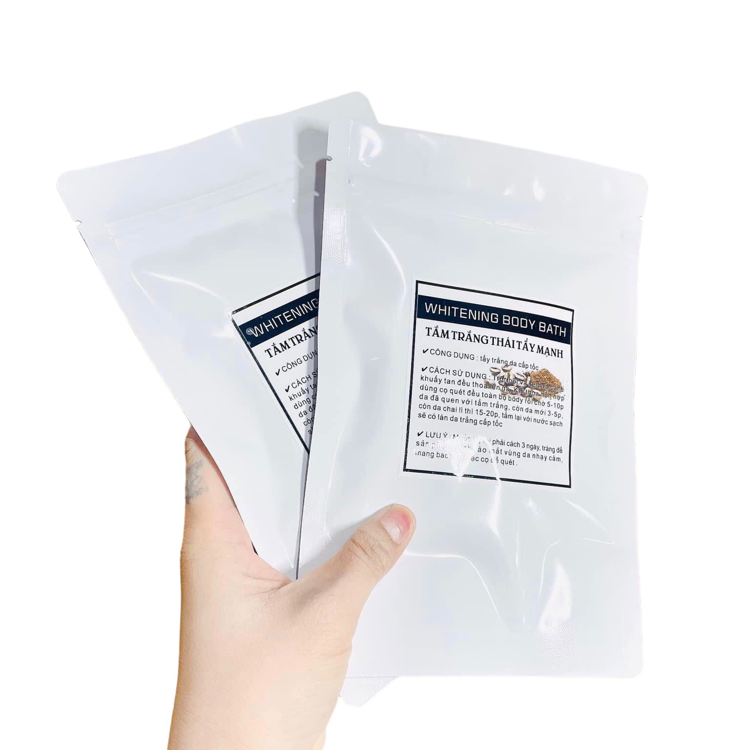 Combo 2 set tắm trắng thái-Tẩy Mạnh trắng da toàn thân , không trắng ảo, trắng da cấp tốc trắng da cấp tốc