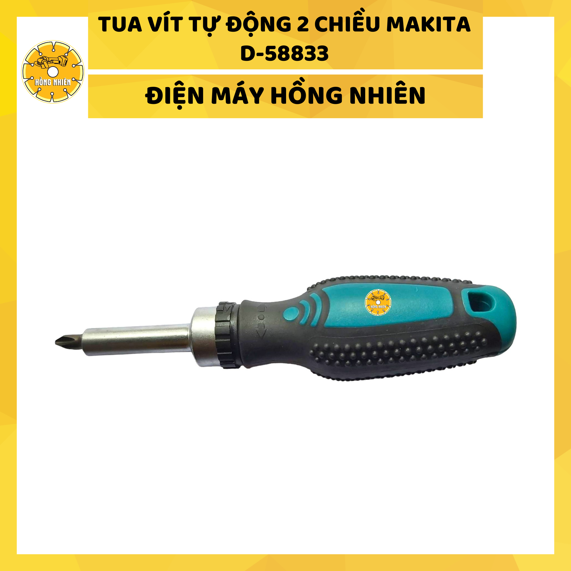Tua vít tự động 2 chiều makita d-58833 - máy xây dựng hồng nhiên - tua vít