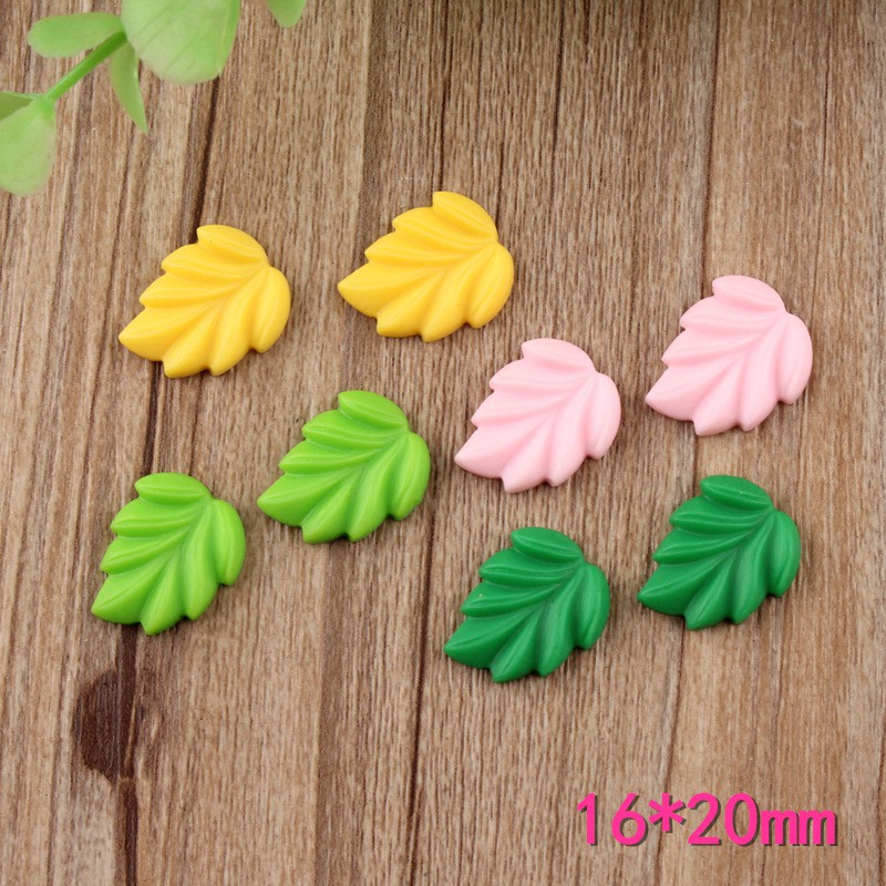 Combo 2 lá xanh charm slime