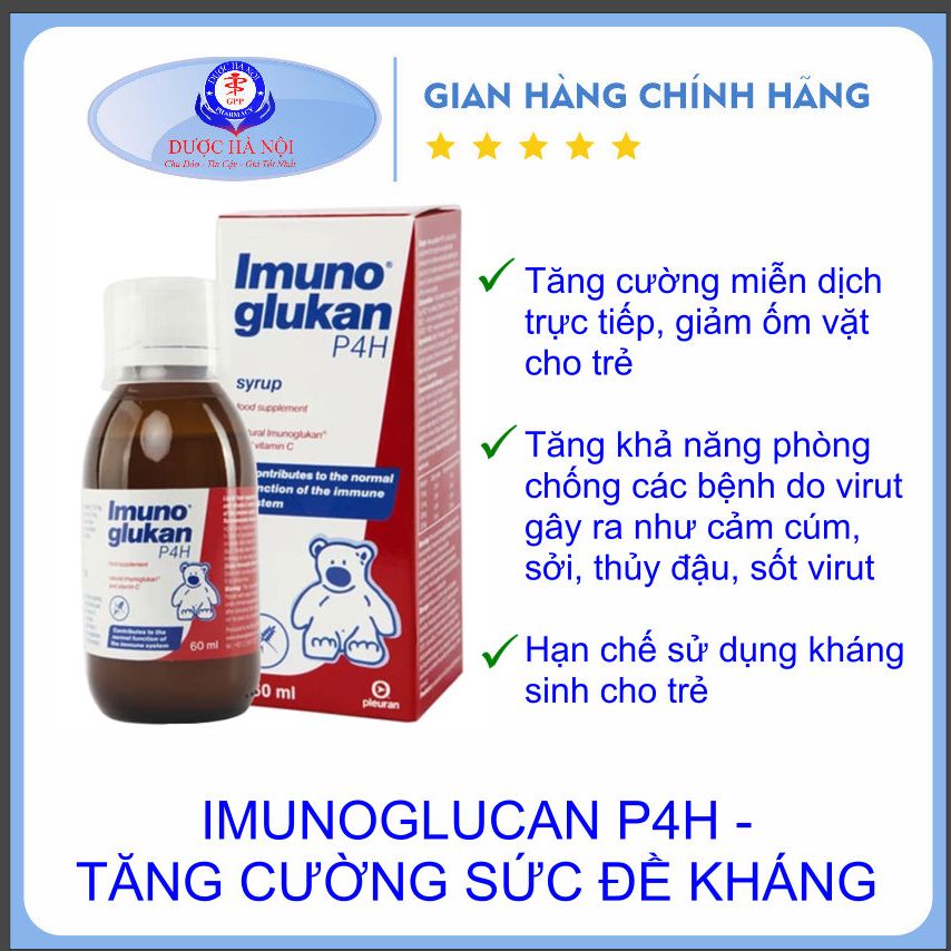 Imunoglukan P4H - Tăng cường hệ miễn dịch, nâng cao sức đề kháng