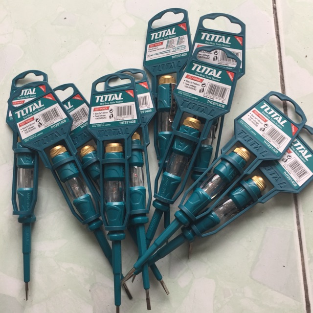 Bút thử điện Total THT291408 cam kết sản phẩm đúng mô tả chất lượng đảm bảo an toàn cho người sử dụng